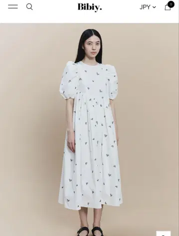 EMILY HEART DRESS Bibiy 새상품