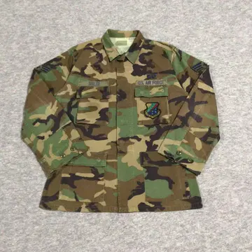 USAF U.S. AIR FORCE 카모플라쥬 자켓 면 밀리터리
