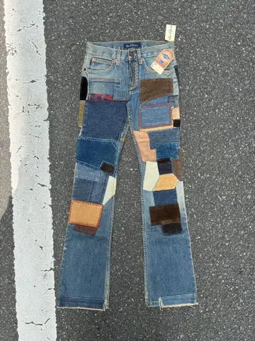 90s00s 빈티지 아카이브 얼 진 패치워크