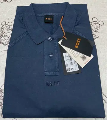 HUGO BOSS 미사용 새상품 남성용 피케 셔츠 M