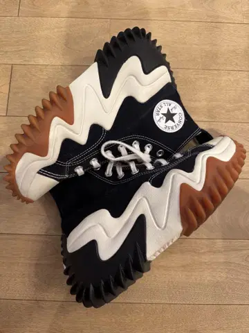 컨버스 란스 모션 블랙 하이컷 24cm