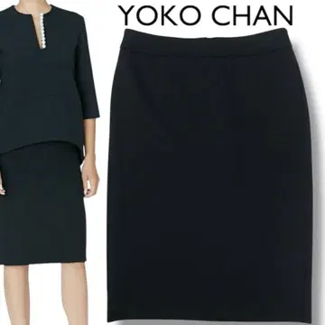 YOKO CHAN 네이비 타이트 스커트 사이즈 44