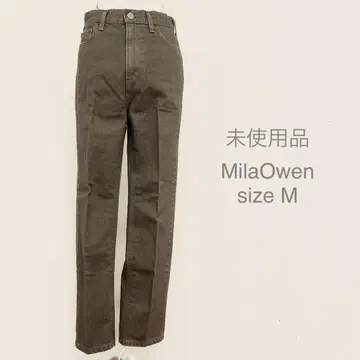 Mila Owen 인치 센터 프레스 데님