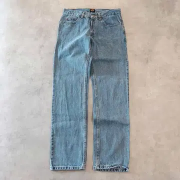 Lee 리 W32 블루 데님 하의 팬츠 구제 의류 파랑 세로 15162