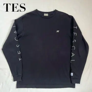 TES 엔드리스 써머 롱 티셔츠 컷소 소매 프린트 개 와펜