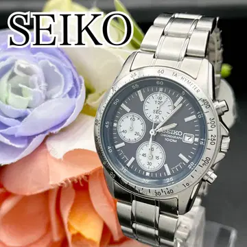 작동 손목시계 SEIKO 세이코 새상품 배터리 남성용 날짜 실버 G80