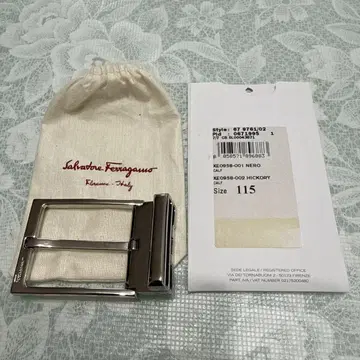주말 가격 인하 Salvatore Ferragamo 버클만 실버