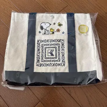 KINOKUNIYA 스누피 토트백 네이비