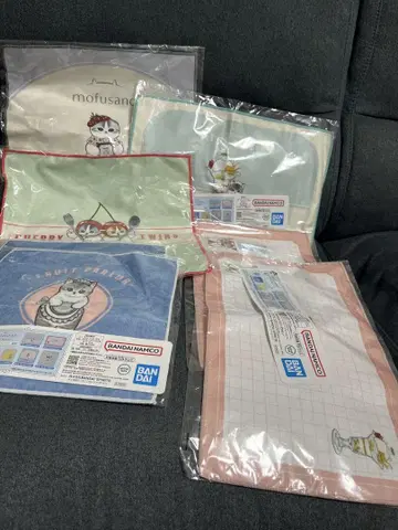 mofusand 제일복권 후르츠 팔러 패브릭 컬렉션 7장 세트