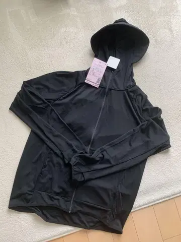 새상품 여성용 쿨 UV 선쉐이드 후드티 EX LL 블랙