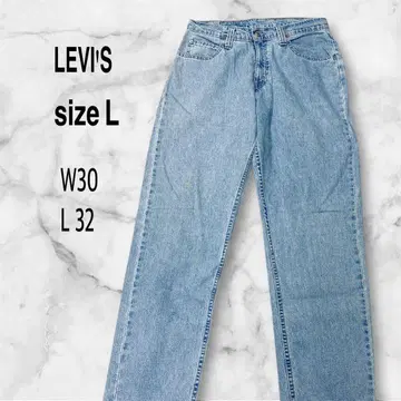 LEVI'S 옅은 블루 스트레이트 RELAXED FIT W30 L32