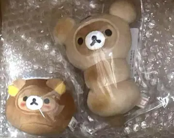리락쿠마 찻집 한정 매달린 봉제 인형 리락쿠마 만두 경단 세트