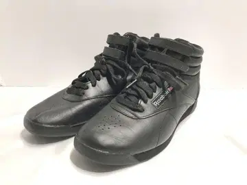 리복 블랙 하이컷 신발