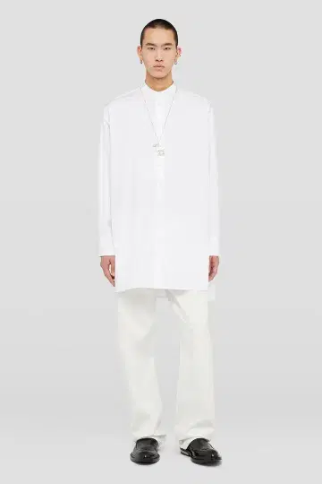 JILSANDER 7 DAYS SHIRTS SUNDAY 노카라 셔츠