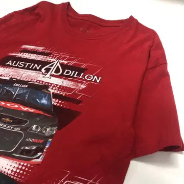 NASCAR 레이싱 티셔츠 시보레 레드 남성용 L