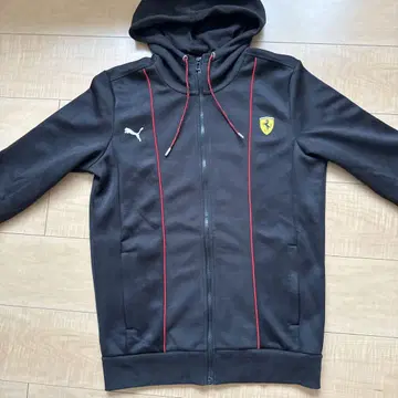 Puma Ferrari 콜라보 후드 부착 후드티