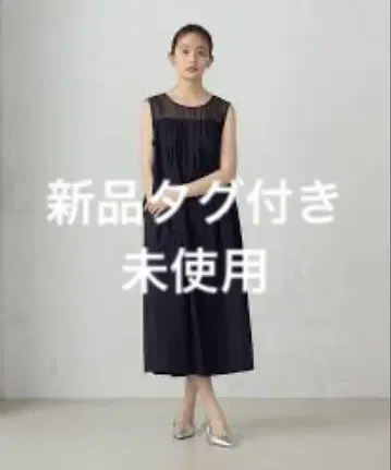 COMME CA ISM 슬리브리스 롱 원피스
