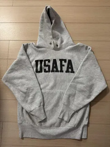 컨디션 최상! USAFA 리버스 위브 후드티 레어 리플렉터 L