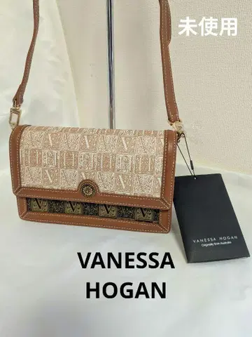 미사용 VANESSA HOGAN 숄더백 베이지/브라운