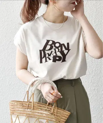 SHIPS any PREPPY 로고 프린트 프렌치 슬리브 여성용