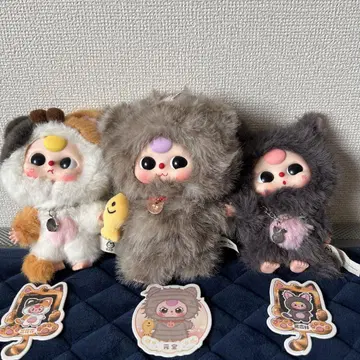 babythree 봉제 인형 개 고양이 시리즈 3개 세트