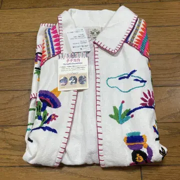 티티카카 핸드메이드 자수 자켓 미사용 택 포함 프리 사이즈