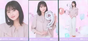 노기자카46 WEBSHOP 한정판 엔도 사쿠라 9주년 기념 5장 컴프