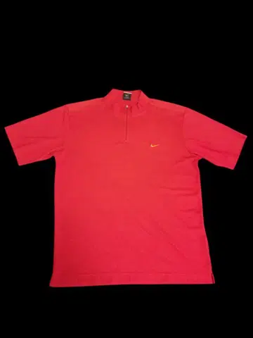 Nike DRI-FIT UV 빨간색 골프 셔츠 XL