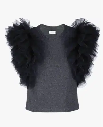 Bibiy. MICHAELA TULLE TOPS 100% 정품