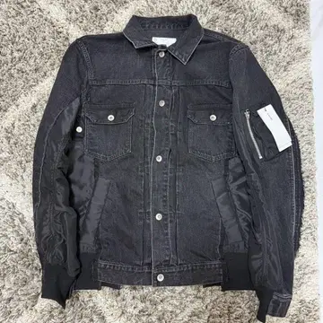 사카이 데님 자켓 블랙 사이즈 3