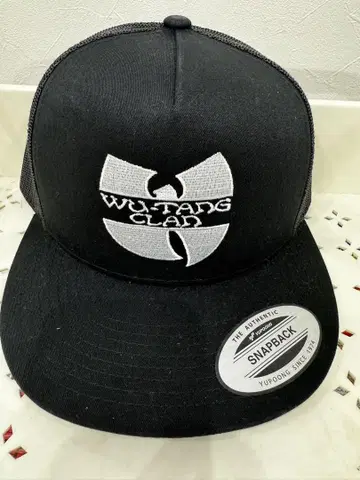WU-TANG CLAN 스냅백 캡 블랙