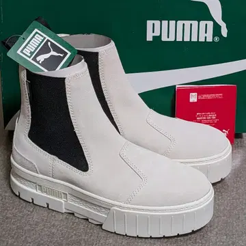 [거의 미사용] Puma 푸마 메이즈 첼시 부츠 스웨이드 베이지