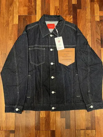 미사용 택 포함 LUCKY BRAND 다크 데님 자켓 XL