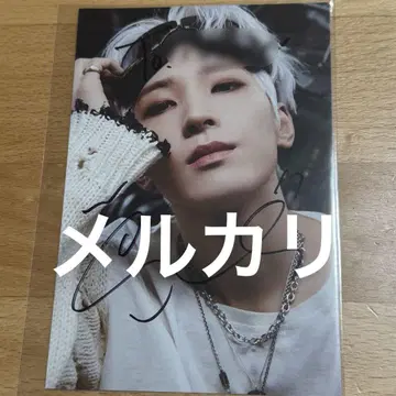 SEVENTEEN 원우 친필 사인 포함 엽서