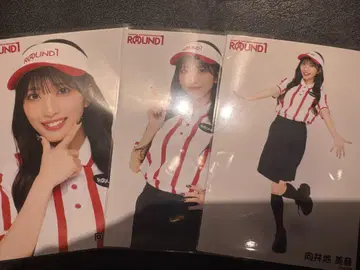 무카이 미네 AKB48 다이마루 라운드 원 콜라보 한정판 브로마이드 3종