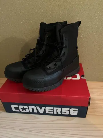 새상품 CONVERSE 컨버스 통굽 올스타 부츠 블랙 24.5cm