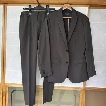 다크 그레이 캐주얼 수트 세트