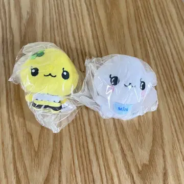 물방울 봉제 인형 키링 가챠가챠
