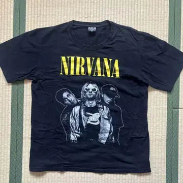 초레어 XL! NIRVANA 너바나 티셔츠 블랙