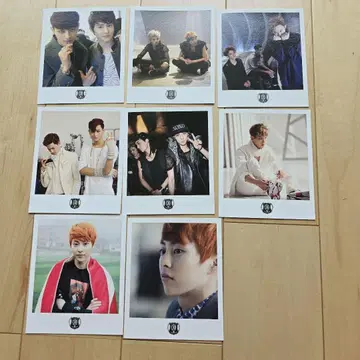 growl EXO K M 폴라로이드 SM 공식 굿즈 정리 8장 세트