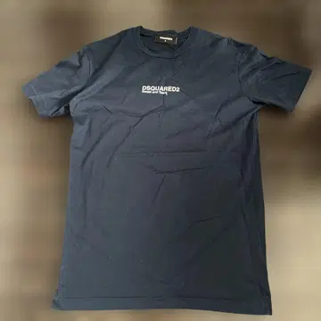 DSQUARED2 네이비 로고 티셔츠