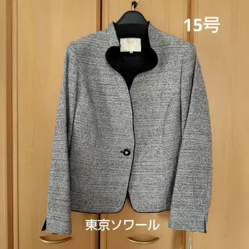 도쿄 소와르 유키코 키미지마 포멀 자켓 요네자와 직물 15호