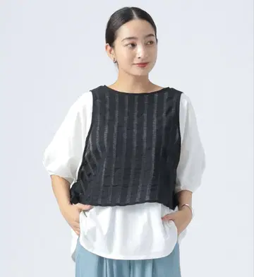 빔즈 HEART 카라미 이소재 풀오버