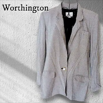 Worthington 체크 하운드투스 체크 블레이저