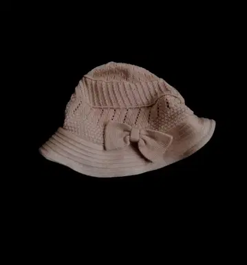 Borsalino 니트 4종 절개 썸머 니트 햇 베이지 S