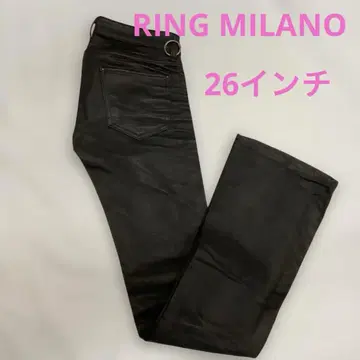 RING MILANO 부츠 컷 데님 팬츠 블랙 26인치 #1580