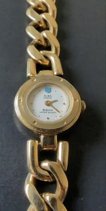 빈티지 SEIKO ALBA 손목시계 골드 여성용