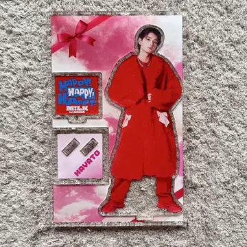 사노 유토 아크릴 스탠드 하하 해피 빨간색 의상