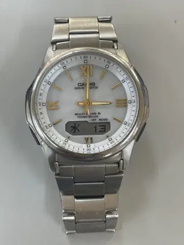 CASIO 카시오 WVA-M630 웨이브 셉터 터프 솔라 화이트 다이얼