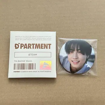 &TEAM DPARTMENT DICON 캔뱃지 TAKI 타키